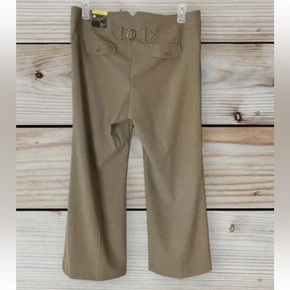 NWT Lane‎ Bryant Women’s Size 2 PETITE Beige Houston Trouser Dress Pants - Picture 2 of 7